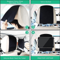 Miniatyrbilde 2 av 4: Silikon bilseteholder, 7-10,5 tommers 360° svingbar bilseteholder, kompatibel med iPad, iPad Mini/Air/Pro, Samsung Galaxy Tab, Huawei Media