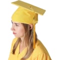 Miniatyrbillede 4 af 5: Universitetsgradueringskjole og gradueringshat til voksne 2023 Unisex Bechalor High School Graduation Dress Royal Blue Gold
