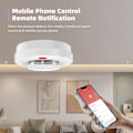 Miniatyrbilde 5 av 5: Tuya WiFi røykvarsler, brannsikker lydalarm sensor, mobiltelefonapplikasjon, SOSH alarm alarm alarm alarm