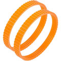 Miniatyrbilde 1 av 4: 2-pakning 9,6 mm oransje 1900B høveldrivrem
