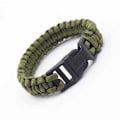 Pikkukuva 2 / 3: Oliivinvihreä paracord-rannekoru
