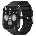 Miniatyrbillede 1 af 3: Smart Watch Bluetooth-opkald Fitness Tracker Pulsmåler Fuld Touch Musik Sport Smartwatch til mænd kvinder IOS Android(sort)