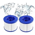Miniatyrbillede 1 af 3: 2 Pak Hot Tub/Spa Udskiftningsfilterpatroner med Gevind til Spa-N1407535/Filter til Mspa, Til Spa Pool Filter Vedligeholdelseskit