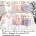 Miniatyrbilde 4 av 5: Plysj Ornamenter Juletre Hengende Ornamenter Treet Juletre Ornamenter Julepynt Fylt Dovendyr Plysj for 3Pcs