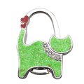 Miniatyrbild 1 av 5: Grön handväskekrok 2 st kattformad handväskekrok bärbar hopfällbar handväskekrok perfekt julklapp nyårsgåva till kvinnor flickor