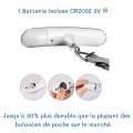 Miniatyrbild 3 av 5: Högprecisions Digital Bärbar Mini Elektronisk Bagagevåg: Väger resväska Resa, Paket, Shopping Silverfärg, 50Kg (LB,g,Oz,kg) Max, Batteri