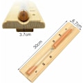 Miniatyrbild 4 av 5: 15 Minuter Roterande Bastu Timglas Väggmonterad Trä Bastu Timglas Sand Timer Nedräkningsklocka Spa Bastu Timglas Bastutillbehör för Ångbastu