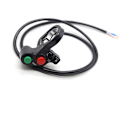 Miniatyrbillede 3 af 3: Motorcykel elektrisk køretøj tilbehør modificeret tre-funktion switch styring horn forlygte switch tre-i-én sæde switch