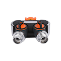 Miniatyrbillede 2 af 5: Vandtætte slangefittings 1 stk. 2-vejs vandslangeanordning 3/4 tomme/4-vejs med vanding af den landbrugsmæssige haneventil (farve: farve: 2 wa