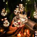 Miniatyrbilde 5 av 5: Juletre LED Ønskekule Lyslenke, 10 Julenisse/Snømann/Juletre Ønskekule Lyslenke (Varmhvite Lys, Julenisse)