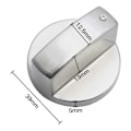 Miniatyrbilde 2 av 5: 6 stk. universelle knapper gasskomfyr 6mm universelle kontrollknapper komfyrknapp for gasskomfyr ovn stekebrett