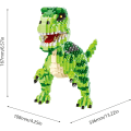 Miniatyrbilde 2 av 5: 1457 Micro Building Bricks Set for Toys, Mini Dinosaur Bricks, Building Blocks, Building Blocks, Reusable (Velociraptor)
