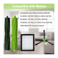 Miniatyrbilde 5 av 5: For Irobot Roomba E, I og J Serien I7 I7+ I2 I3 I3+ I4 I4+ I6 I6+ I8 I8+/Plus J7 J7+ E5 E6 E7 E7 hjul med siderullebørster