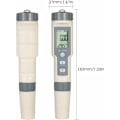 Miniatyrbillede 3 af 4: Tester til analyse af kvaliteten af drikkevand, såsom 4 i 1 saltholdighed/EC/TDS/TEM. Multifunktionel tæller med ATC-funktion til temperaturmåling