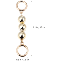 Miniatyrbild 2 av 5: Imitation pearl bag chain extender (guld), purse chain to replace the bag chain