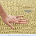 Miniatyrbillede 4 af 4: Ekstra absorberende bademåtte maskinvaskbar chenille mikrofiber brusebadsmåtte (40×60cm, Beige)