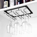 Miniatyrbilde 1 av 4: Vinglassholder Vinglassholder, 3 skinner Vinglassholder, Svart