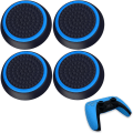 Miniatyrbilde 1 av 5: 4 stk (blå) - Tommelpinnegrep-sikteassistenthetter også for Xbox One Series Nintendo Switch Pro Playstation 5 PS4 PS5 Controller Tilbehør Joystick Prote