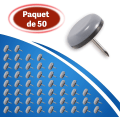 Miniatyrbild 2 av 5: Glid för stolsben. Lätt att installera på stolsben, möbelglid för inomhusbruk för att skydda golv från bordsben (50-pack)