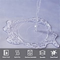 Miniatyrbild 4 av 5: Original lila gradient - mögelbeständig duschdraperi tvättbar tyg 180x180cm lång polyester vattentät badgardin med duschdraperikrokar