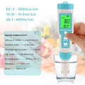 Miniatyrbillede 4 af 5: Vandkvalitetstester, 7 i 1 PH-måler og PH/TDS/SALT/ORP/SG/TEMP/EC, PH-måler med LCD-display, til drikkevand, swimmingpool, akvarier,