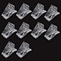 Miniatyrbild 1 av 5: 10-pack transparenta nagelklämmor för nagelförlängning, transparenta polygel-nagelklämmor för snabb montering för manikyr och nagelkonst