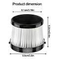 Miniatyrbillede 5 af 5: 2 stk. Dewalt DCV501HB 20V DCV5011H Razzling filter til støvsuger DCV501LN