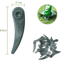 Miniatyrbilde 2 av 5: 24-pakning bosch kantklinge for Bosch Durablade Art 23-18 LI Art 26-18 LI gresstrimmerblader erstatning