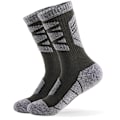 Miniatyrbillede 3 af 5: Fortykkede håndklædebunds udendørs bjergbestignings løbestrømper vandabsorberende mid-calf sportsstrømper (5 par)