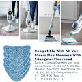 Miniatyrbilde 2 av 5: 4 stk. dampmoppputer for Vax dampmopper S85-CM S86-SF-CC S86-SF-C og flere, mikrofibermopp rengjøringsputer erstatning mopp pute