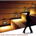Miniatyrbillede 2 af 5: Påbygget spot væg- og loftssæt med 2 LED vægstriber 3w væglampe væglampe lys lampe bevægelsesdetektor indbygget lys trappe lumen hall 2800k l
