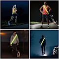 Miniatyrbillede 3 af 5: LED reflekterende løbebælte, Genopladeligt reflekterende bælte LED, lyst sikkerhedsbælte, genopladeligt sikkerhedsudstyr, LED reflekterende vest