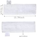 Miniatyrbilde 2 av 4: Sett med 4 mikrofiberkluter Erstatningskluter 2 mikrofiberkluter Kluter til Karcher Easy Fix SC2 SC3 SC4 SC5, Tilbehørsklut til Kärcher Easy Fix