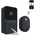 Miniatyrbillede 1 af 5: Smart WiFi WiFi Dørklokke Fjernbetjeningskamera Videointercom Siddende Video Trådløs Seaper Hus HD Nattesyn