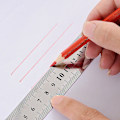 Miniatyrbillede 2 af 5: 3 stk. Lineal 10cm 20cm 30cm Værktøj til studerende og kontor (rustfri stållineal)