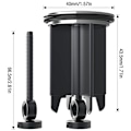 Miniatyrbillede 2 af 5: Vaskprop, 2 pak Premium Universal Vaskpropper, Rustfrit Stål Anti-Kalk til Vask, Bidet, Badeværelse (40mm)
