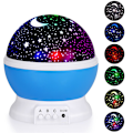 Miniatyrbillede 2 af 5: Fantasy Stjernehimmel Lampe Farverig Lysende Nattelys Soveværelse Kreativ Stjernehimmel Projektor Lampe Romantisk Interessant Atmosfære Lampe