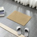 Miniatyrbillede 2 af 4: Ekstra absorberende bademåtte maskinvaskbar chenille mikrofiber brusebadsmåtte (40×60cm, Beige)