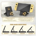 Miniatyrbild 4 av 5: Justerbart stativ för Tears Of The Kingdom Switch, justerbart spelstativ för Ns Switch/switch Oled-konsol, bärbart kompakt spelstativ