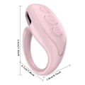 Miniatyrbillede 2 af 4: Fjernbetjening til kamera, Bluetooth-fjernbetjening til sidevender - sort