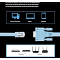 Miniatyrbilde 5 av 5: Cisco Konsollkabel Seriell Kabel Rj45 til DB9 og RS232 til USB (2 i 1) For Cisco Enhet 1.8M + 1M