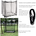 Miniatyrbilde 5 av 5: Myggnetting for seng, fire hjørnestolpe gardin myggnetting elegant myggnetting sett, kroker og profesjonelt myggnetting tau, skjerm baldakin gardin
