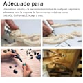 Miniatyrbillede 4 af 5: 20 stk. HSS roterende file sæt, wolframcarbid skærehoveder, 1/8'' (3 mm) skaft Dremel file bits til gør-det-selv træbearbejdning, udskæring, boring