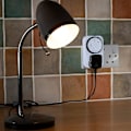Miniatyrbillede 5 af 5: 24 timers segment timer switch - energibesparende stikkontakt i standardstørrelse - sæt med stikkontakter med timer - 250V 3-bens stikkontakt med programmerbar tidskontrol