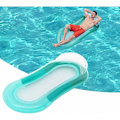 Miniatyrbild 1 av 5: Vattenhängmatta, uppblåsbar lång stol för pool, uppblåsbar säng för sommar, utomhus, vuxensjö