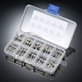 Miniatyrbillede 1 af 5: 100 glassikringer 5x20mm i æske Sikring 0,2A ~ 20A