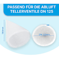 Miniatyrbillede 2 af 5: 10x koniske filtre til ventilation, f.eks. VMC. Kompatibel med Helios, Maico, Pluggit, Zehnder - G4 udsugningsfilter, DN 125, Hvid