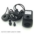 Miniatyrbillede 3 af 5: Dykkpumpe med farverigt lys, 8W 220V dykkpumpe med 12 farve-LED'er til springvand, swimmingpool, have, akvarium