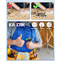 Pikkukuva 3 / 4: Kätevä 1/4 kuusiovarren pidike, kevyt jatkotanko avaimenperäsovitin, nopea vaihtopidike työkalupussiin, 2 sarjaa (12 kpl)