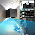 Miniatyrbild 3 av 5: 12w vägglampa med rörelsesensor för utomhus inomhus, Iave justerbar